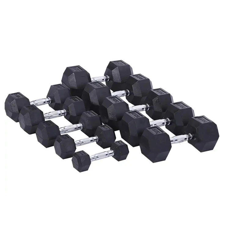 MEET Customized logo from 50pcs Factory Supply Custom Logo Weight Fitness Weightlifting Hex Dumbbells Set Workout Dumbbell