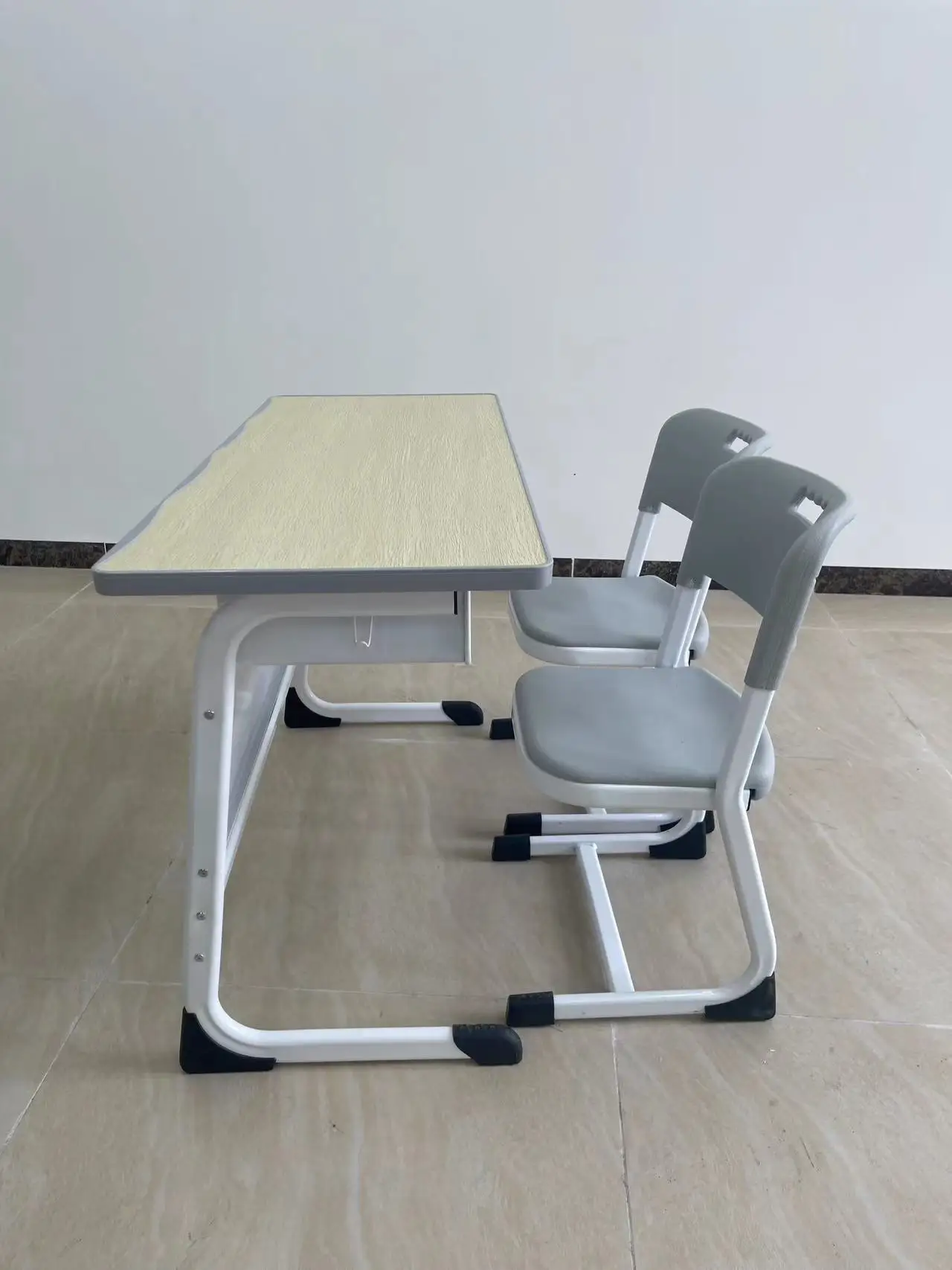 Durable Modern Simple Double Position Elementary and Middle School Students Classroom Study Desk and Chair