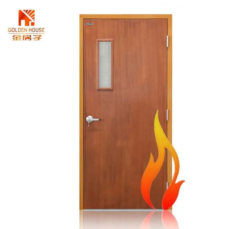ul approve FireProof Wood Doors Fire Resistant Wooden Doors For Interior application US Market