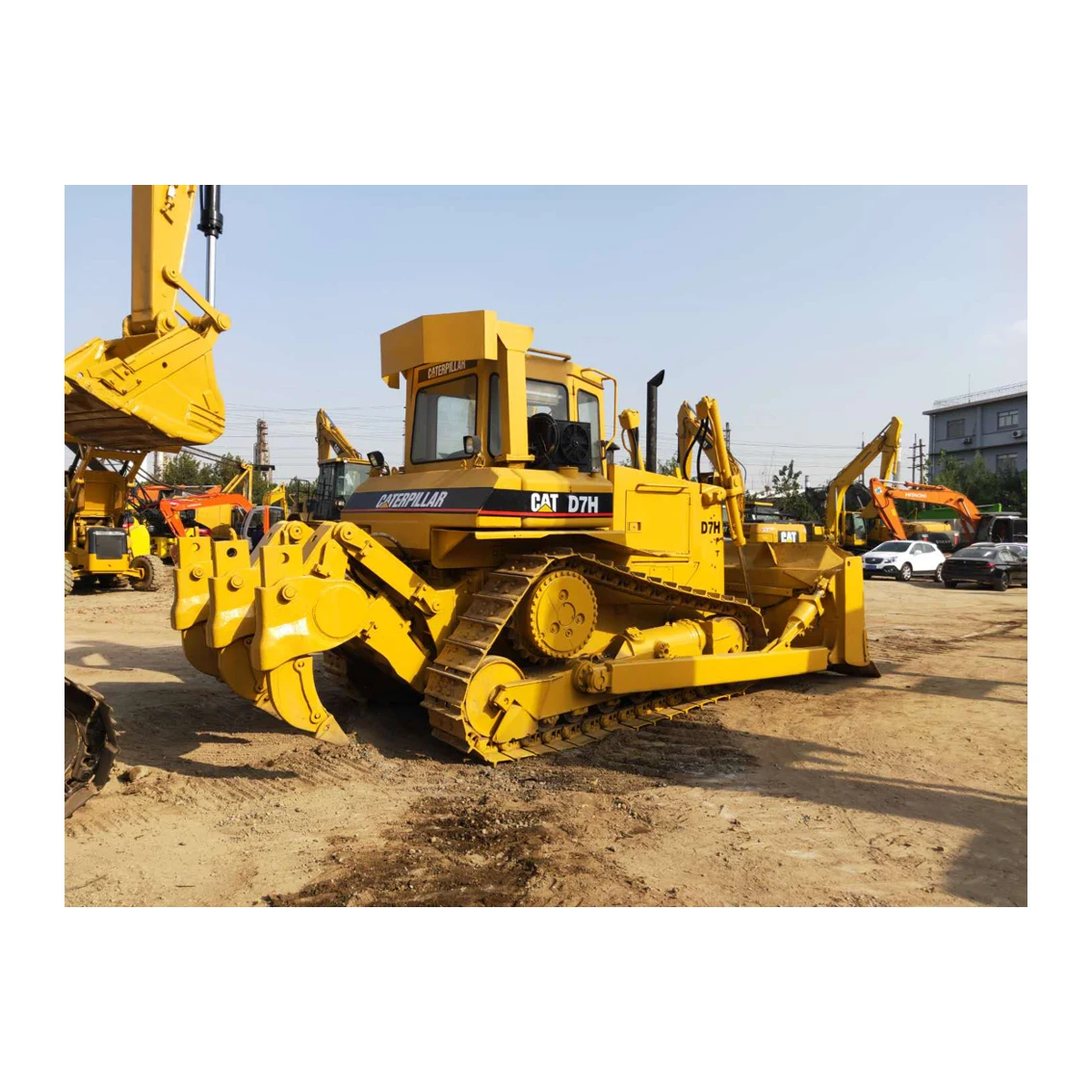 Б/у бульдозеры CAT D7H в наличии строительная машина низкое обслуживание горячая Распродажа хорошее