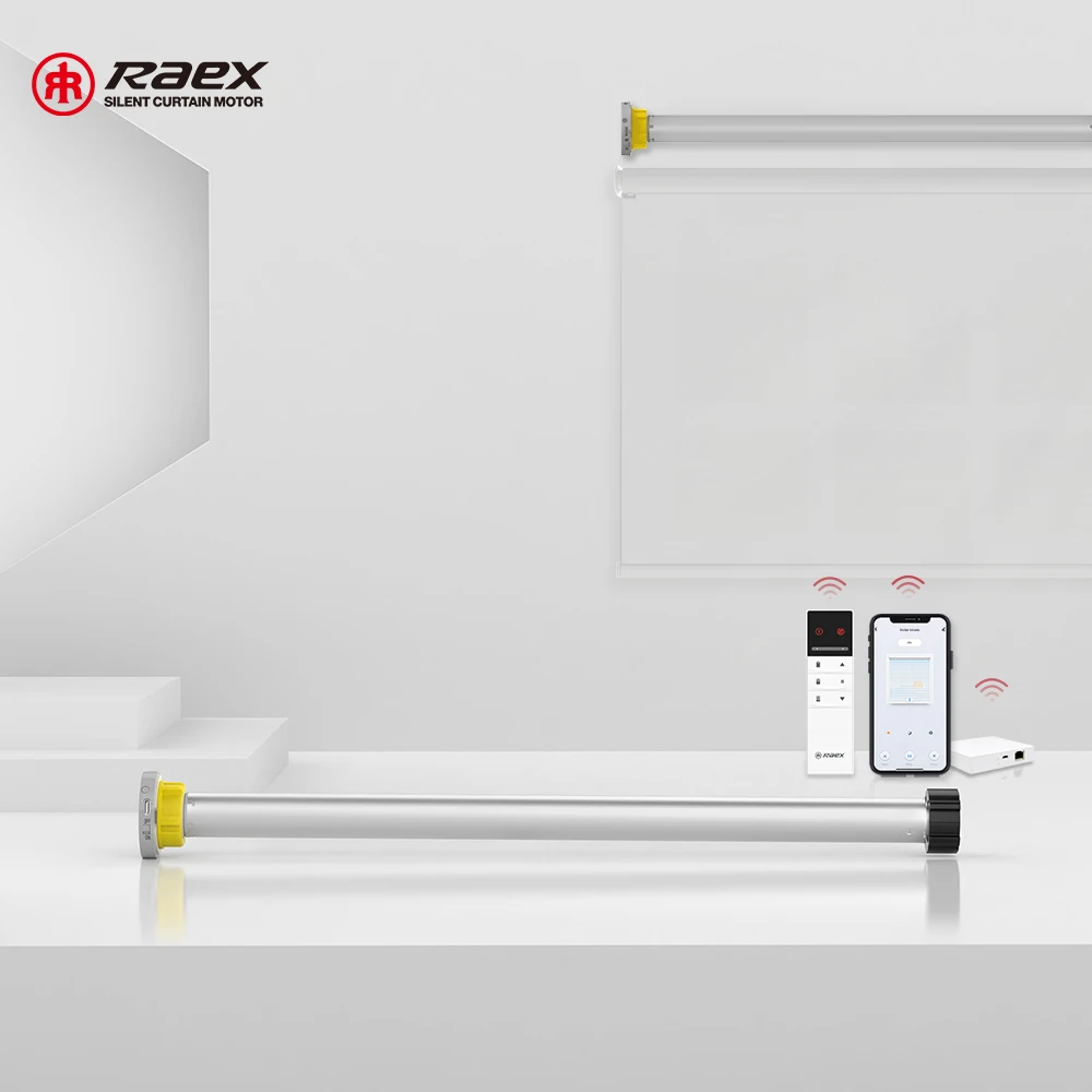 Zigbee Blind 28 мм, китайская цена, литиевая батарея 2200 мАч, солнечная панель, трубчатый двигатель постоянного тока Для проекционного экрана