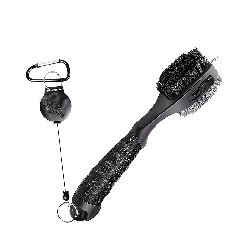 PRIMUS GOLF Custom Factory Customize Logo Retractable Golf Brush Colorful Golf Club Cleaning Tool Brush