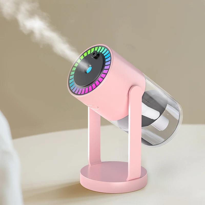 New Design 280Ml Ultrasonic Portable Air Humidifier Night Light Adjustable Mini Projection Starry Sky Humidifier For car