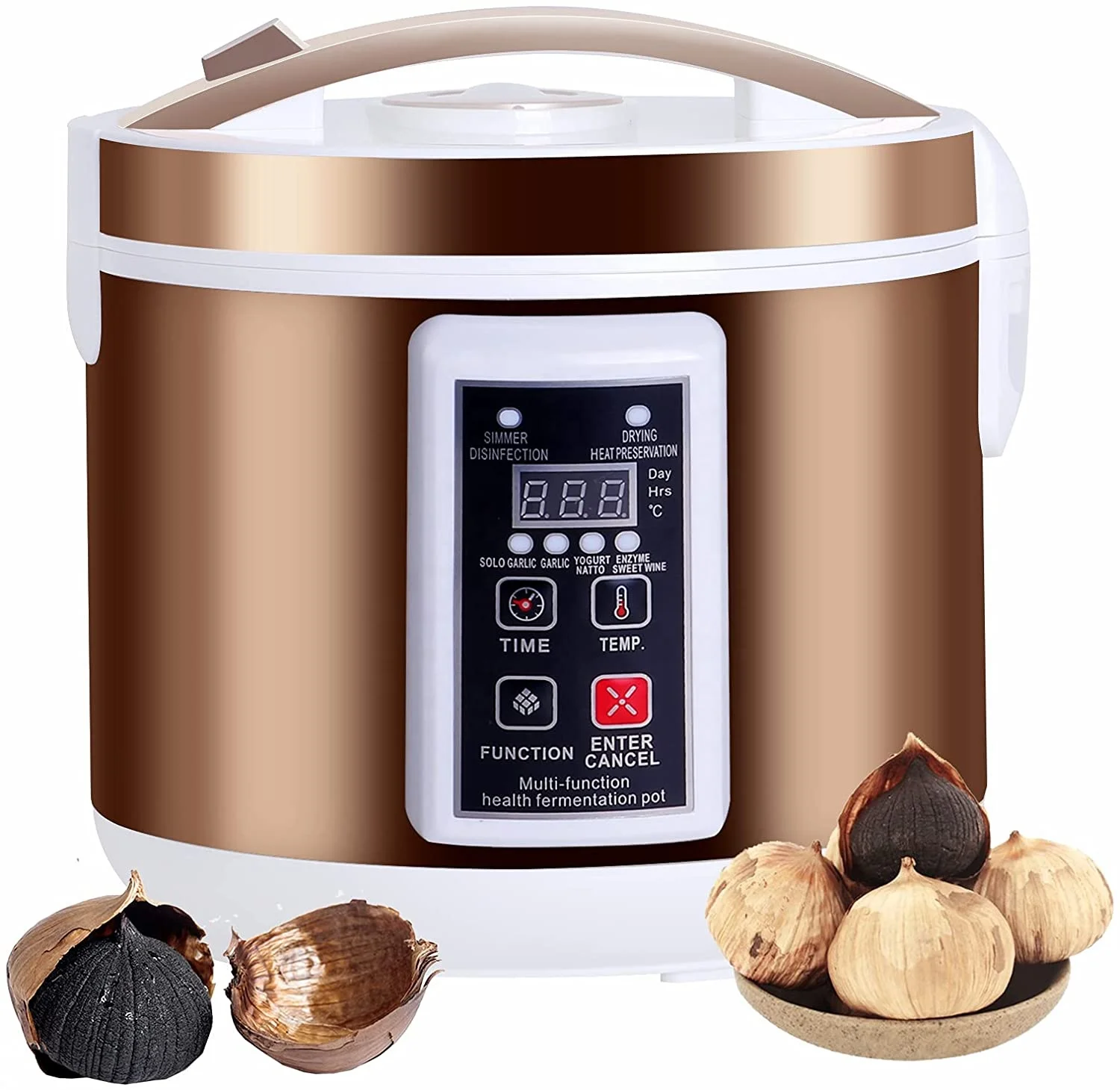 AZK115-2 2024 Fully Automatic Black Garlic Fermenter/ Yogurt maker 5L/Heath Food function Maker