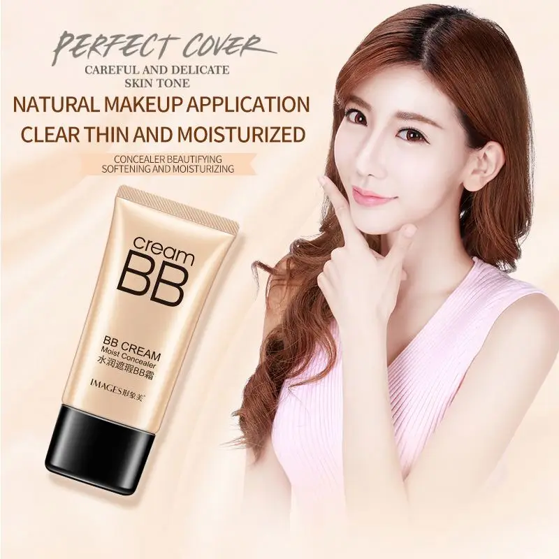 OEM IMAGES private label custom moisturizing natural white face BB for makeup foundation cream