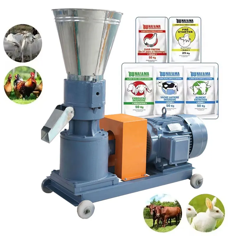 Animal Poultry Cattle Chicken Fish Feed Pellet Making Machine Floating For Livestock Feed For Livestock Feed