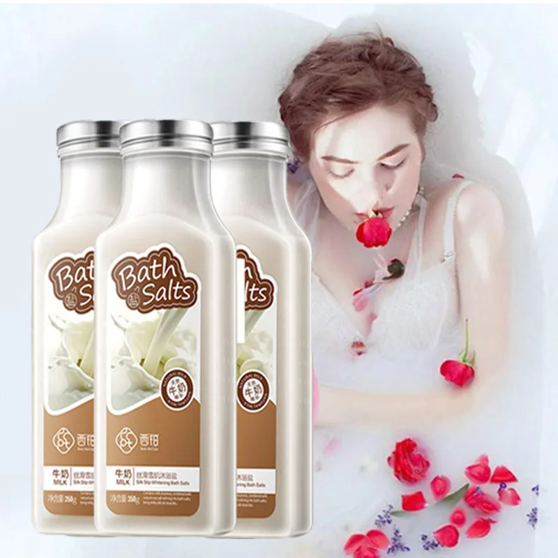 
Milk exfoliator whitening cleaning can remove aged horniness soak salts bath 