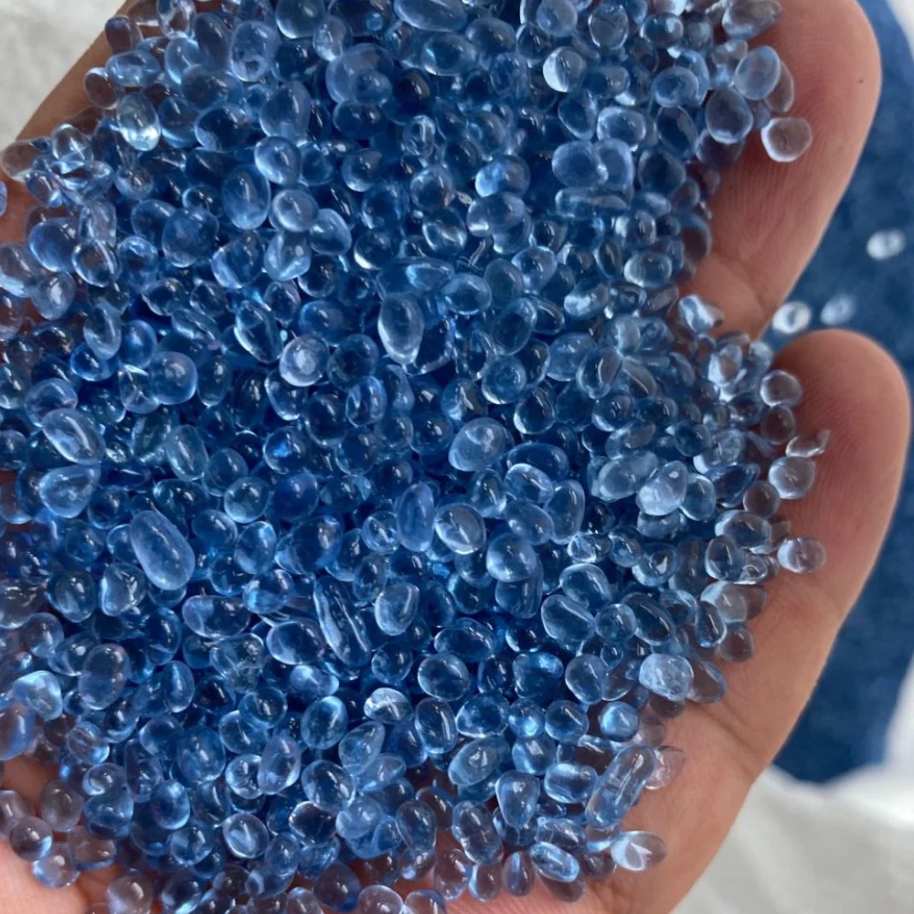 Full automatic control wholesale 8mm crushed sea glass beads