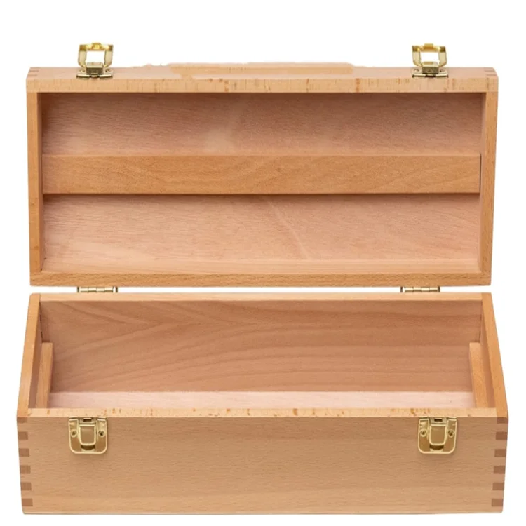 SLT New High Quality Bamboo Wood Drawing Sketch Easel Painting Box