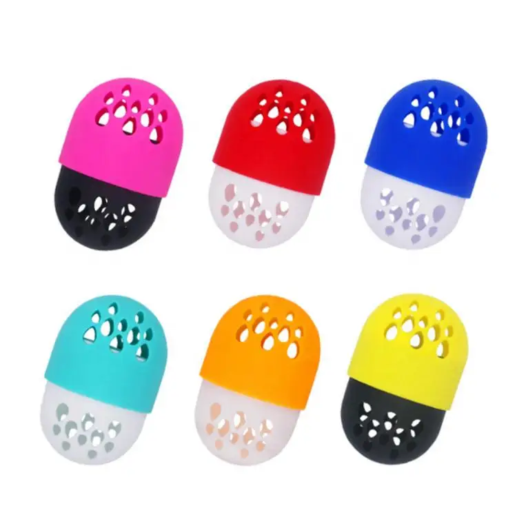 Makeup Sponge Holder Silicone Makeup Blender Holder Beauty Sponge Travel Case