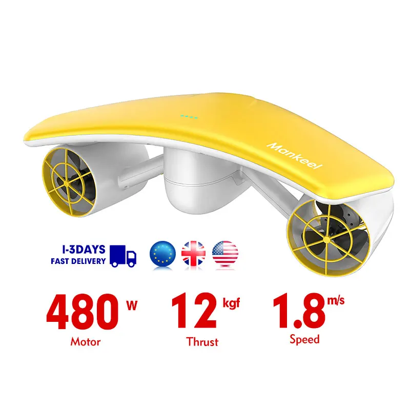 Mankeel W7 Eu Us Au Warehouse Fast Msds Approved Sublue Diving Under Water Electric 500W Acqua Sea Underwater Water Scooter
