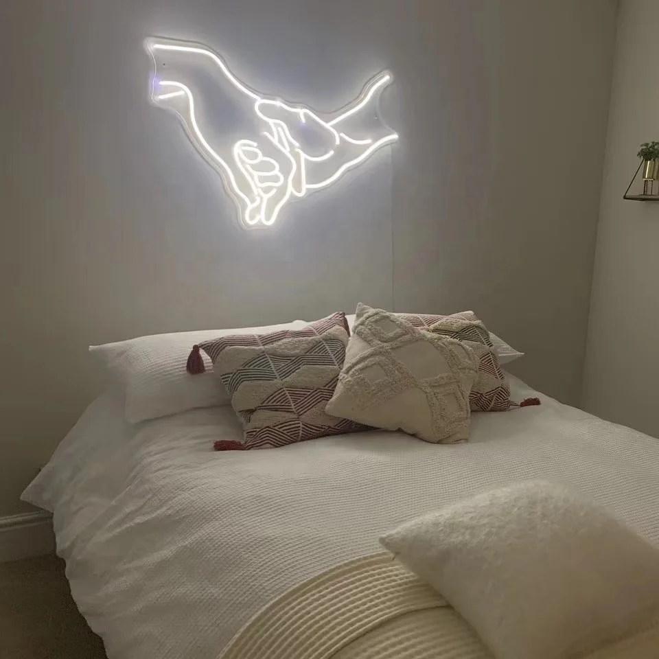 Luz Neon Acrylic Neon Lights Luminous Words Without Minimum MOQ INS Net Red Background Wall Modeling Neon Logo Customization