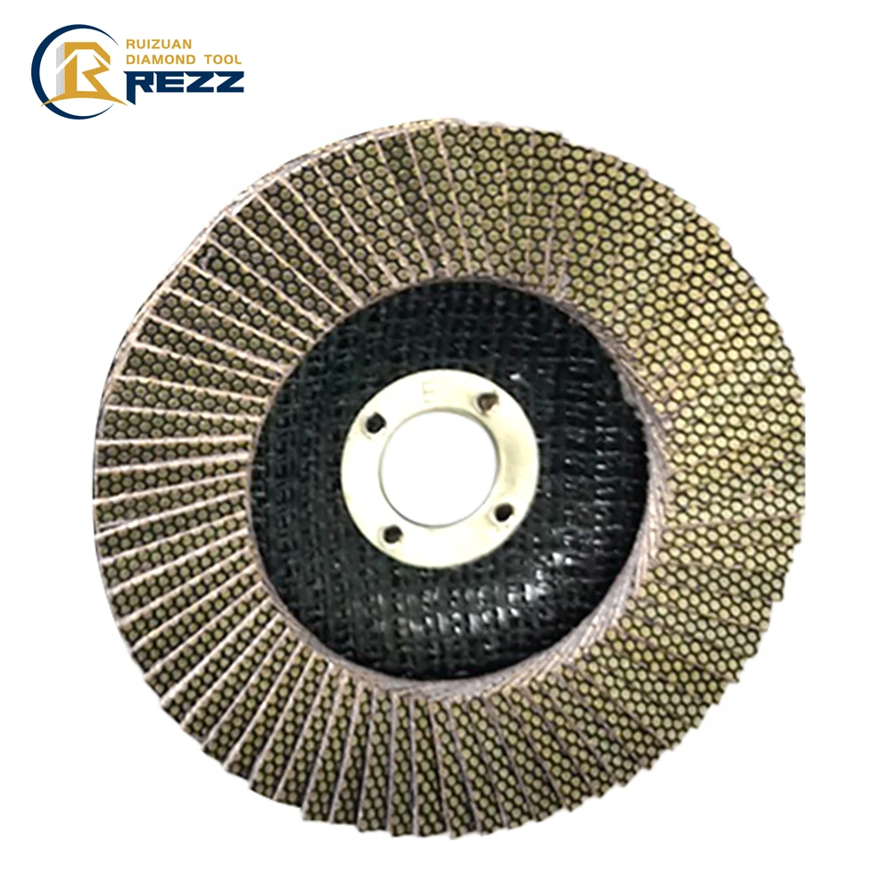 Ruizuan New product good price 6 inch  flap disc sand paper diamond grinding wheels sanding disc cbn diamond grinding wheel
