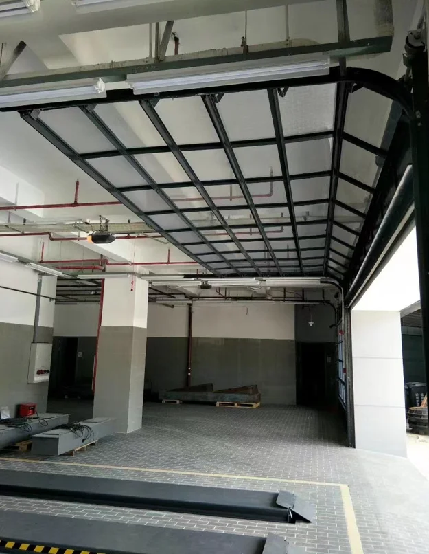 Orient High Quality Stackable Garage Door 16x8 9x8 See Walk Through Glass Modern Garage Doors for Villar