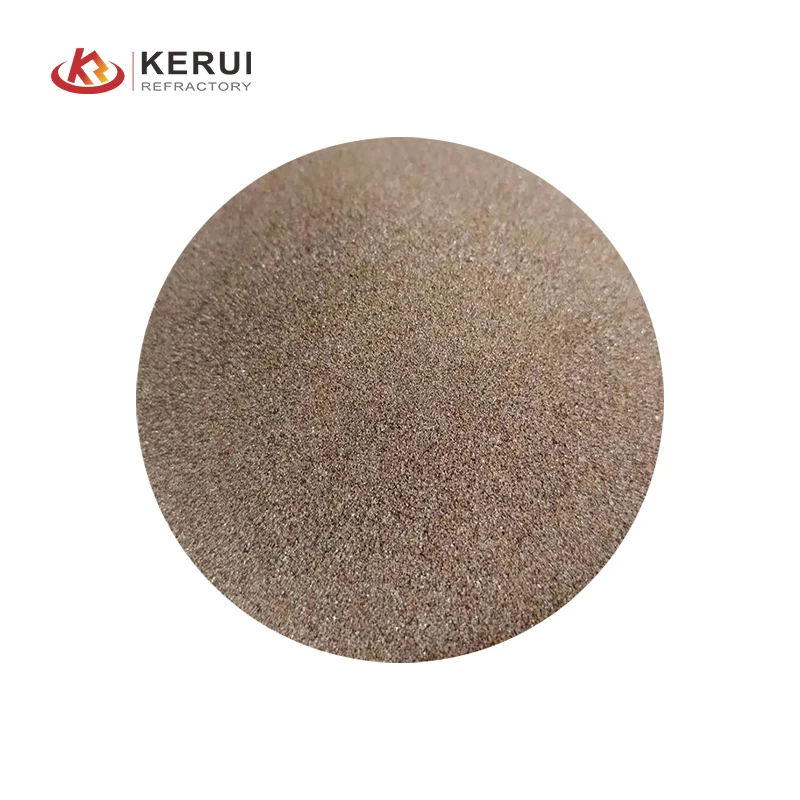 Kerui Factory Price White Zirconium Particles Ceramic Sand Zirconia Fused
