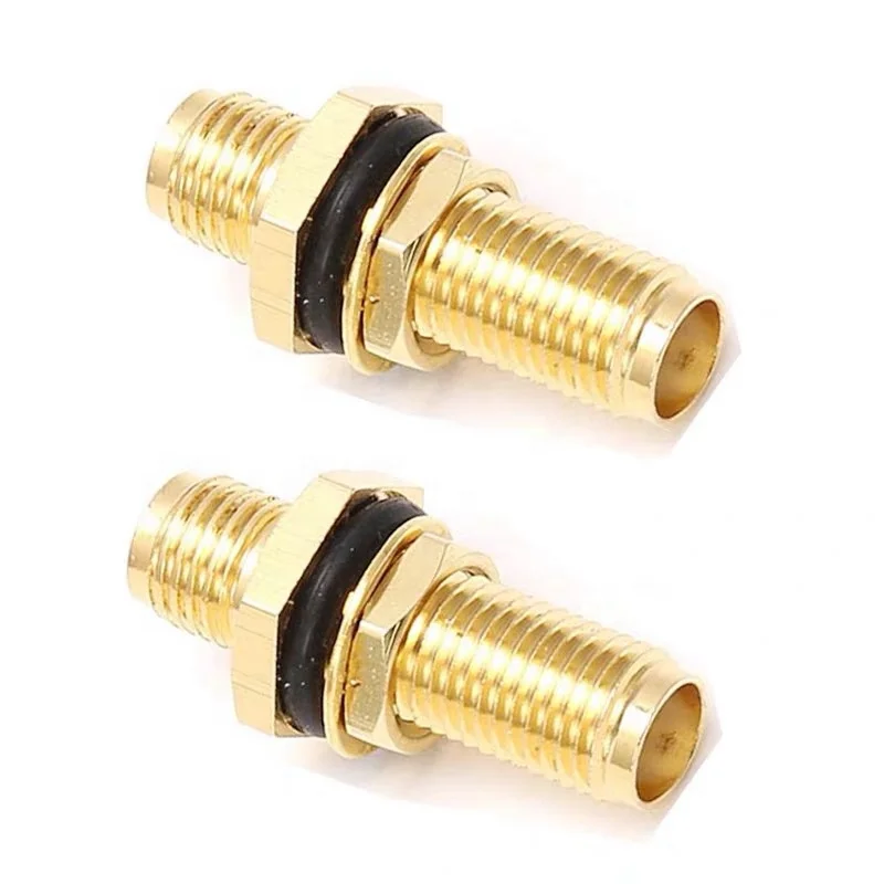 SMA Female To Female SMA-KKY RF GPRS GSM Connector With Waterproof AP Ring