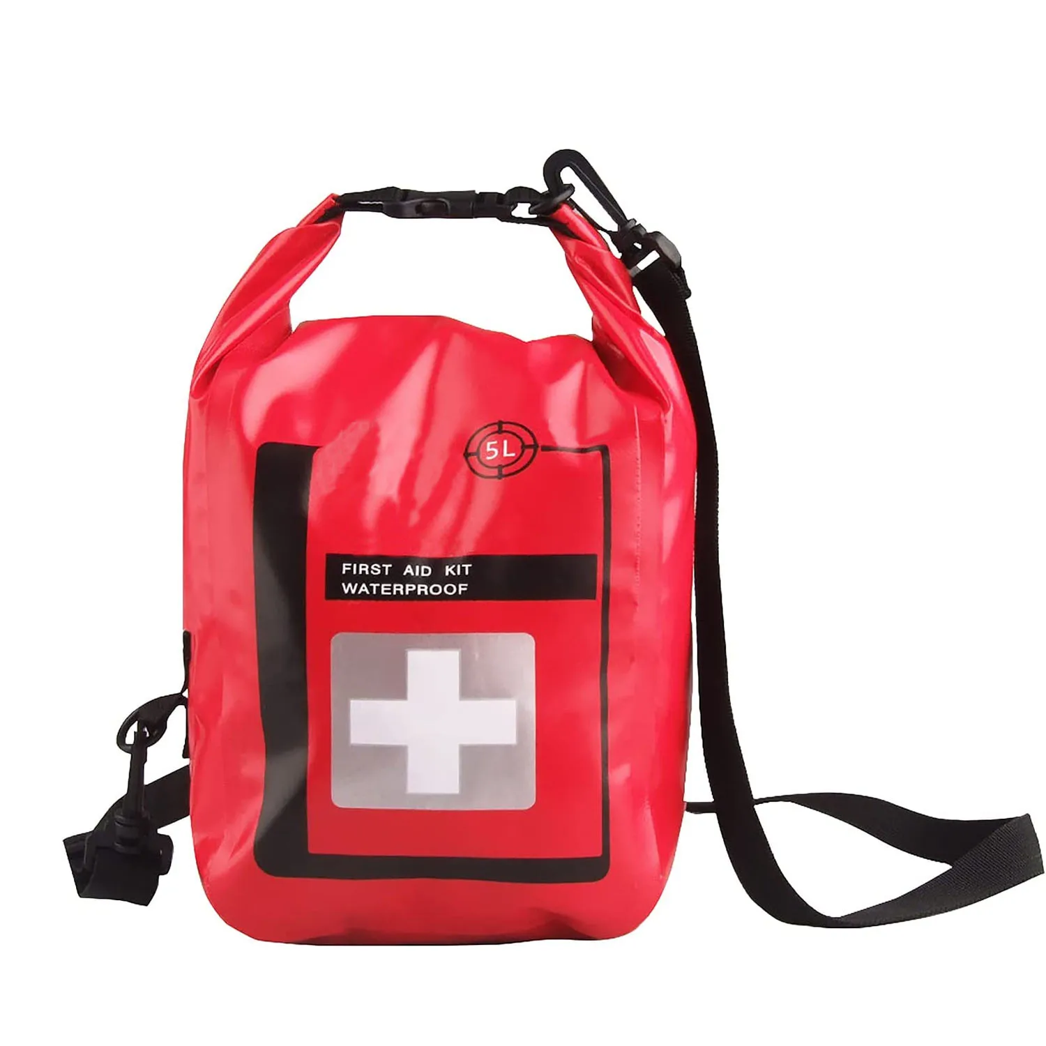Wholesale Price Waterproof First Aid Kit Bag Adjustable Durable Red Bag For Boating Car Hiking
