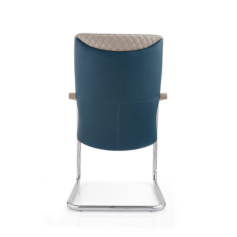 Недорогой стул для конференций, легкие мягкие стулья со средней спинкой для конференц-зала, Кожаные Офисные стулья с стальной рамой