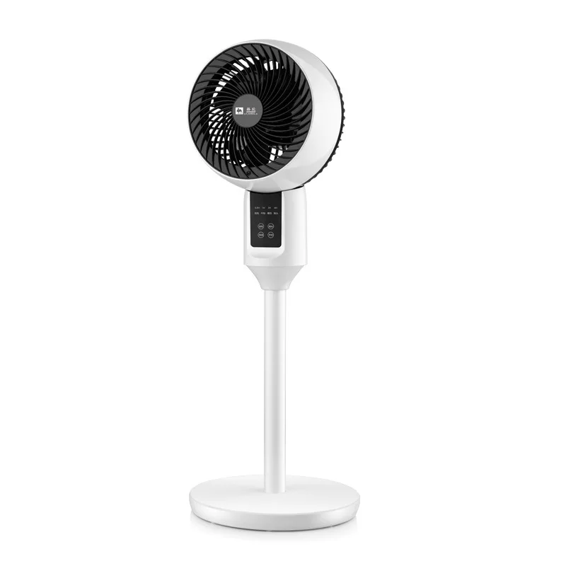 Remote Control Circulation Floor Fan Turbine Silent Air Circulation Fan Standing Air Conditioner Natural Wind Standing Floor Fan
