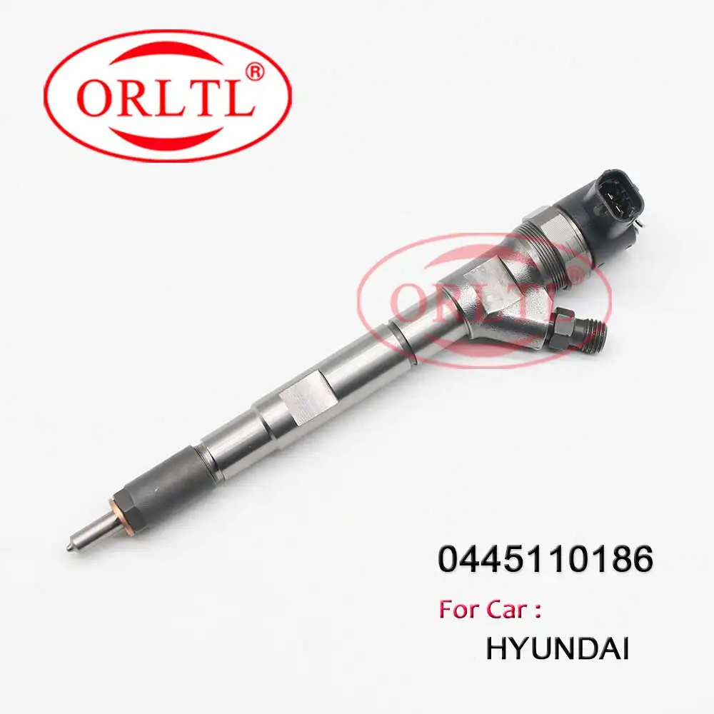 ORLTL 0 445 110 186 Common Rail Sprayer Injector 0445110186 (0445 110 186) For Hyundai Starex Libero Starex 2.5CRDi  KIA Sorento