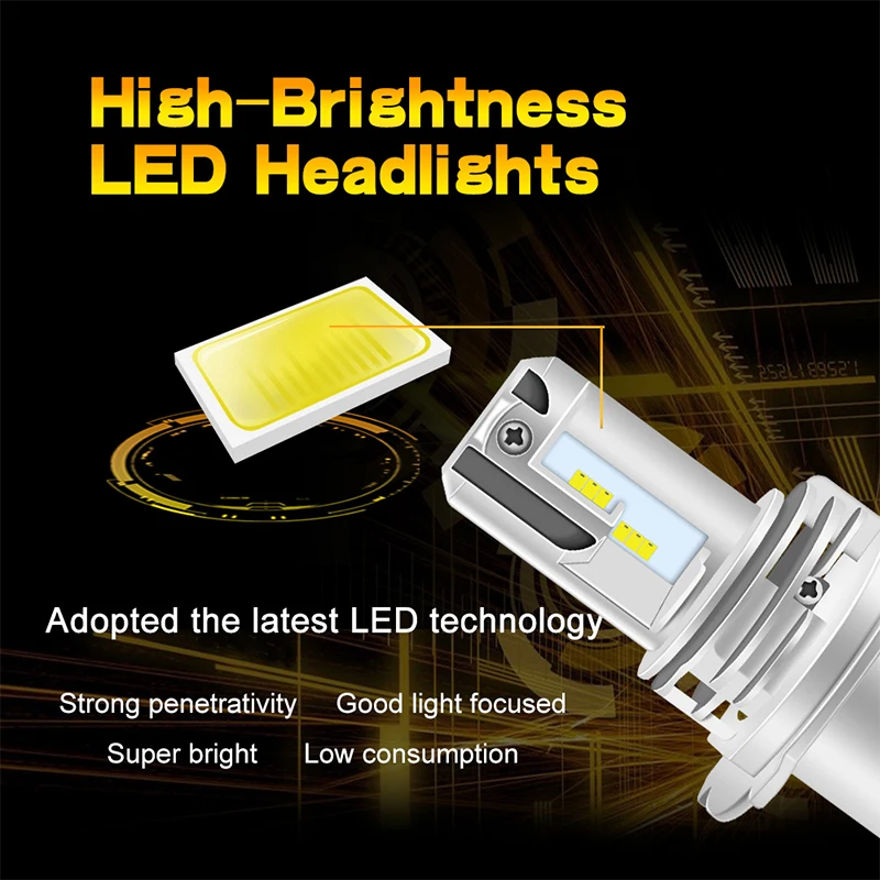 car motorcycle fog light bulb front auto driving high low beam 12000LM 9005 hb3 H1 H4 H7 H8 m3 led headlight