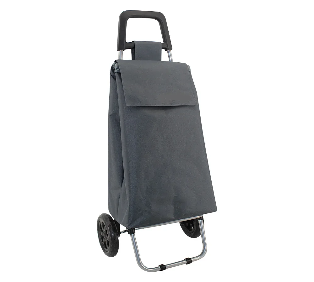 2020 складная металлическая тележка для покупок с колесиком