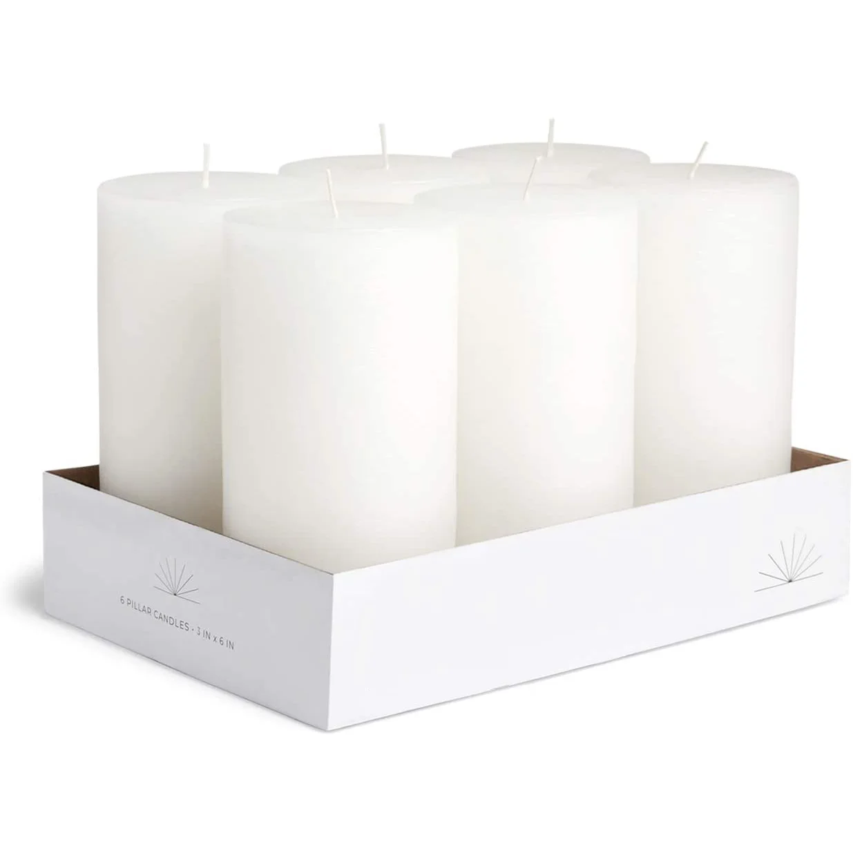 China candle factory making 7 days Velas votiva white paraffin wax pillar candles