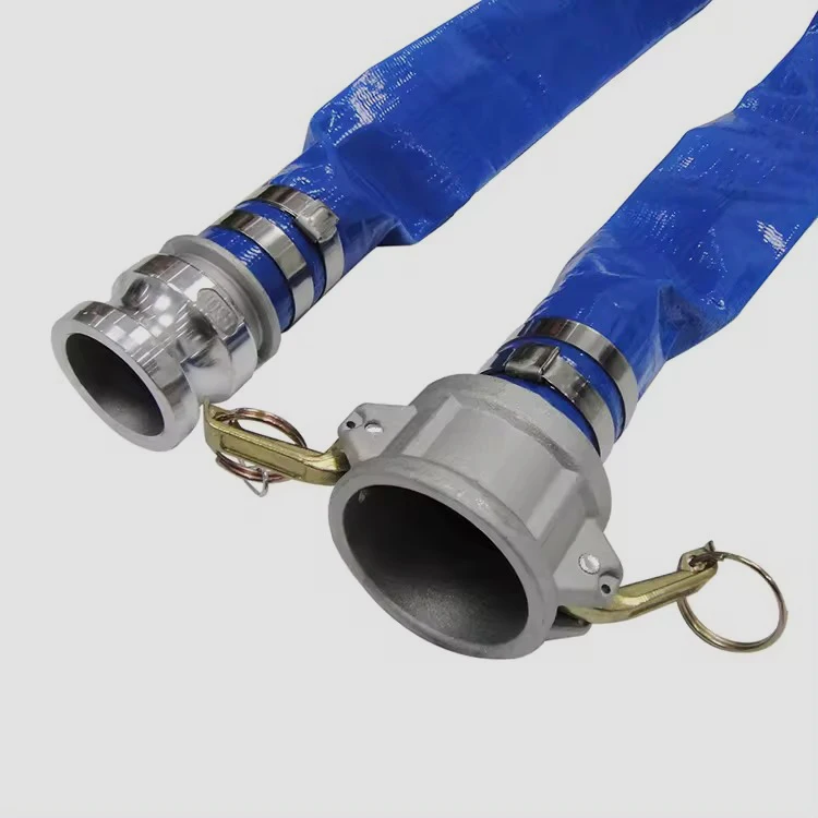 1 2 4 5 6 8 10 Inch Flexible PVC Layflat Hose Pipe For Agriculture Farming Plastic 30 45 60 90 120 150 psi Water Discharge Hose