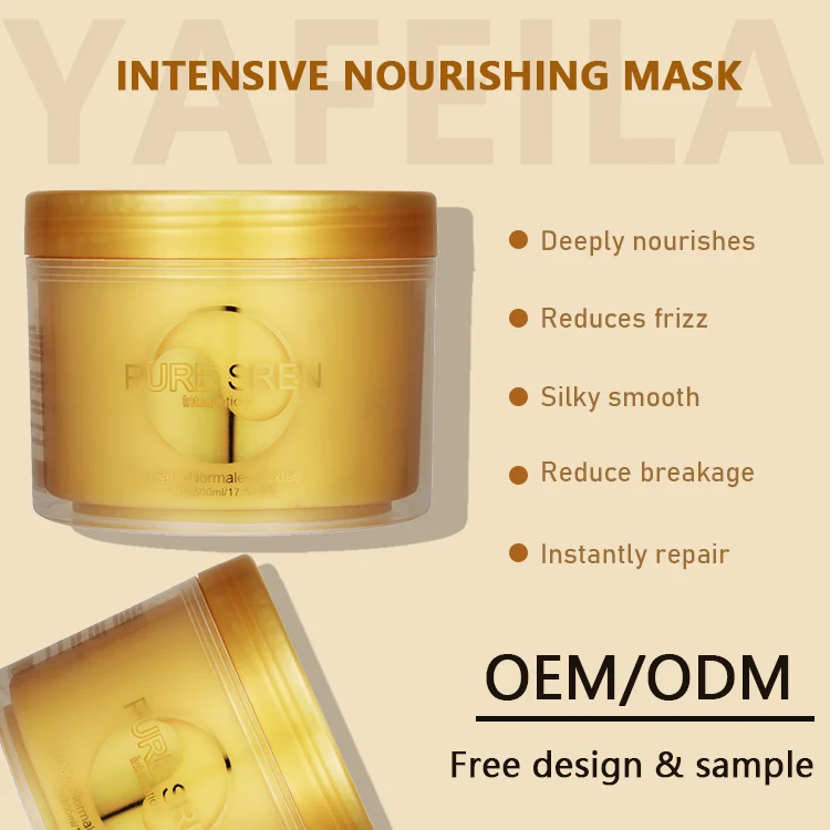 Naturally Salon Magic Gold Amino Acid Hair Mask Deep Nourishing Conditioning Treatment for Hydrating Dry and Damaged Hair