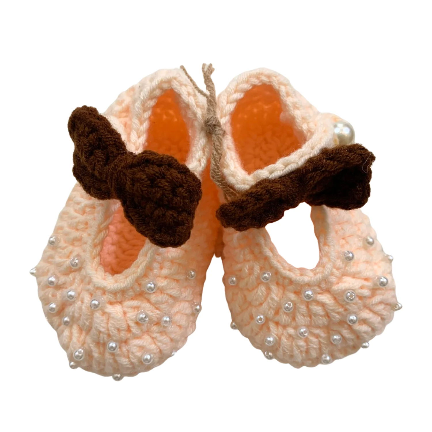 Hot Selling Baby Shoes For Girl Kids Newborn Comfortable Soft Cotton Wool Walking Crochet From Vietnam Wholesale Manufacturer