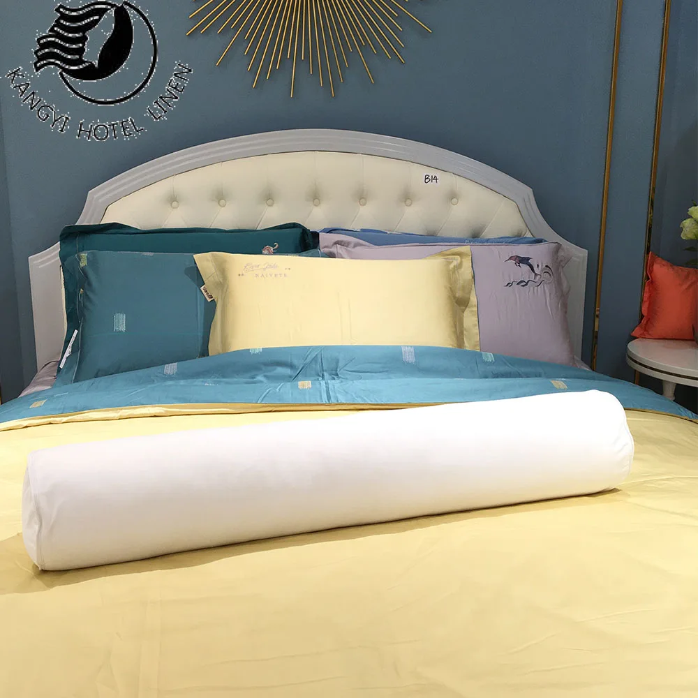 Cervical Vertebra For Knee Neck Cylindrical Shape Polyester Filling Pillow For Sleeping On Side