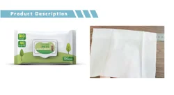 Custom LOGO pet eye wipes  for dogs flushable organic biodegradable oem pet wipes