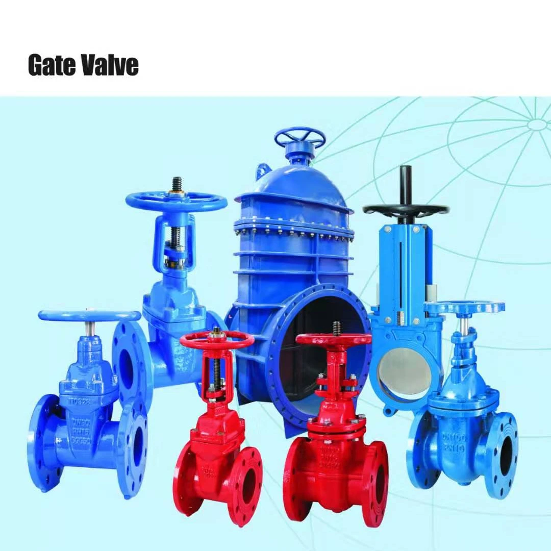 Knife gate valves flanged PN 10