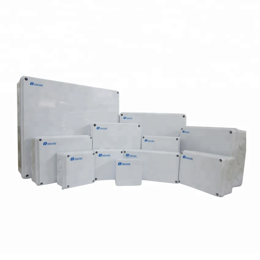 ZCEBOX  electrical junction box price watertight surface mounting plastic enclosure