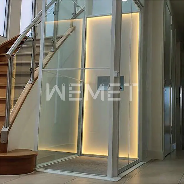250kg residential house elevator/hydraulic small elevator for home /mini home lift for two people
