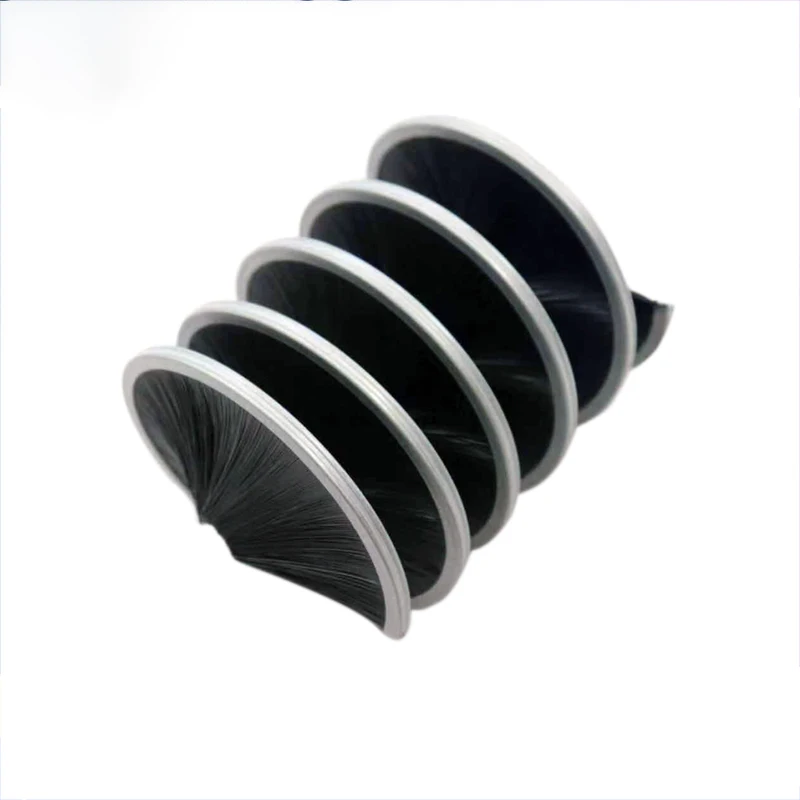 Nylon copper wire spring brush inside spiral grinding edge deburring spiral brush