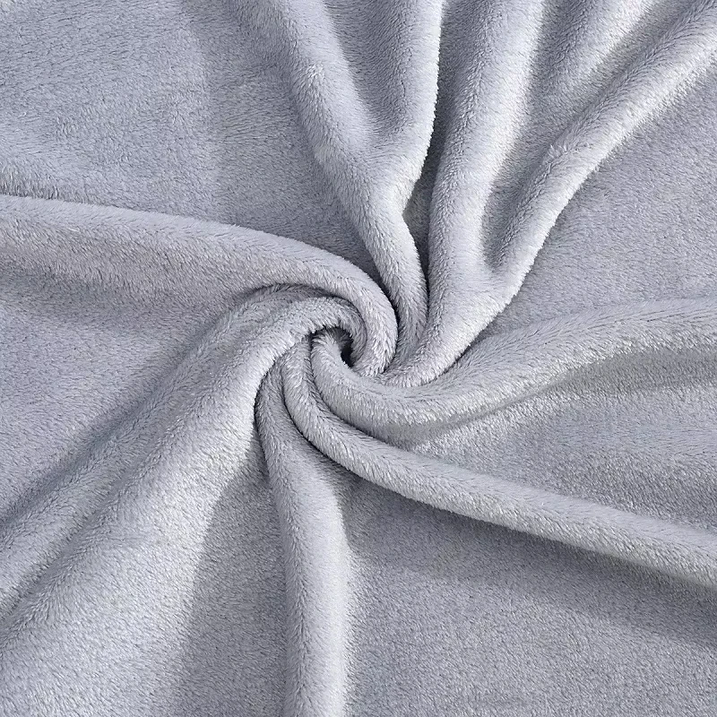 Solid Color Soft Warm Coral Fleece Blanket Plush Fuzzy Lightweight Throw, Super Soft Microfiber Flannel Nap Blankets for Couch