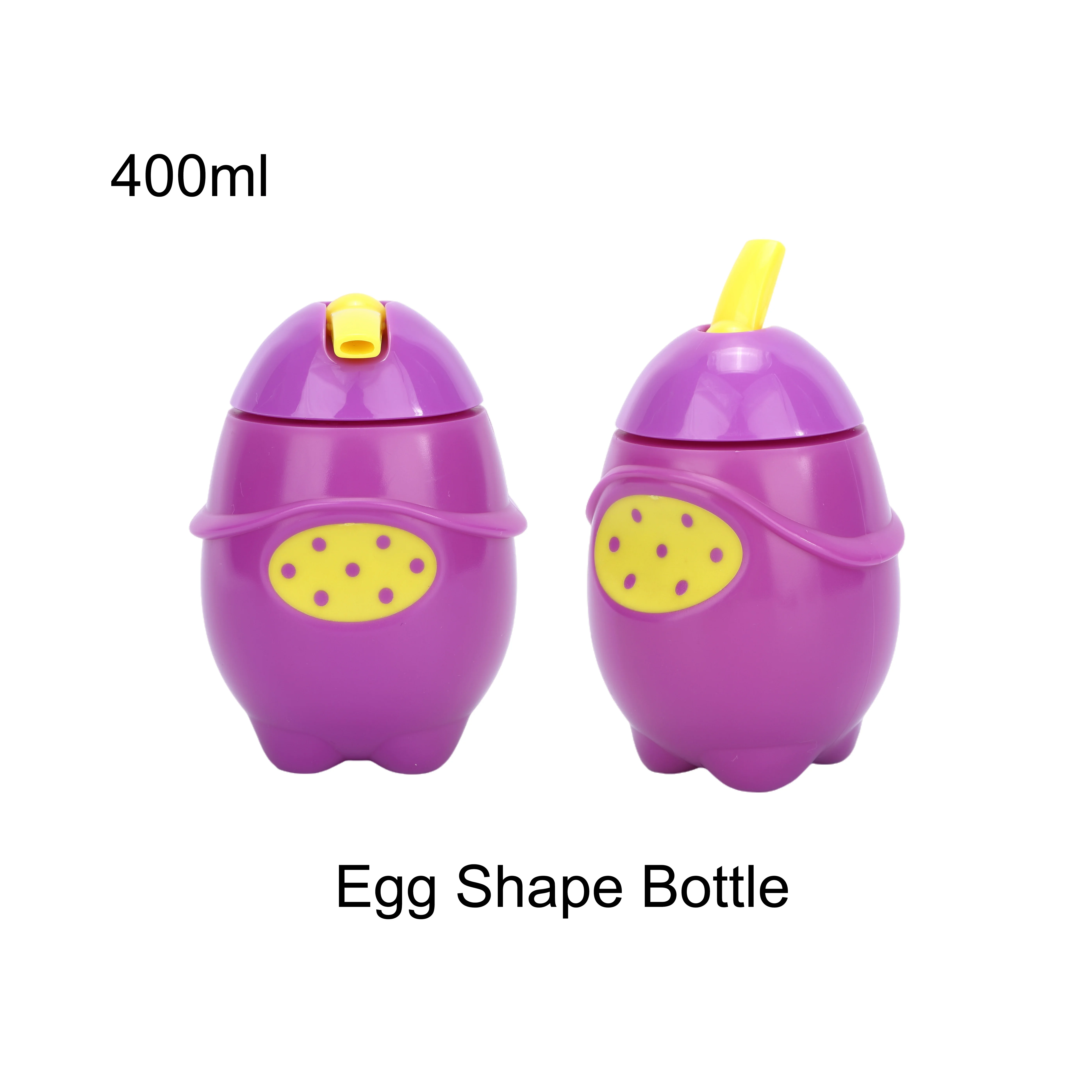 China Children Plastic Cups manufacturers high quality 400ml BPA Free Drink Bottle Custom Plastic water bottle for kid baby