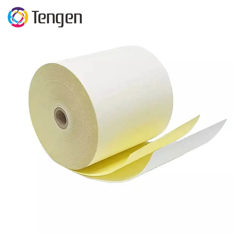 High-Display 2 3 4 Ply Copy Paper Roll Small Ticket Thermal Carbon-Free Heat Sensitive POS Machine Paper Roll