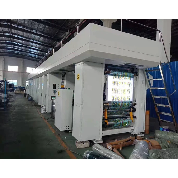 Durable high quality 8 color 850mm model old rotogravure printing Machine