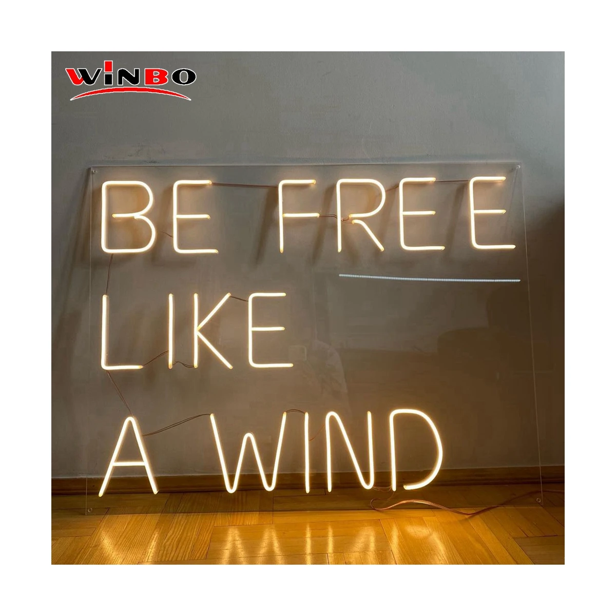Drop Shipping Shenzen Winbo Wall-mounted Custom Neon Sign Letters Led Neon Sign Light