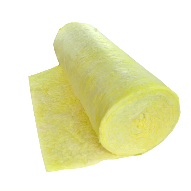 High quality heating glass wool rolls blanket thermal insulation