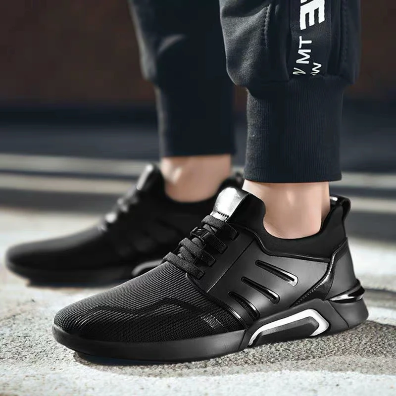 Новая летняя мужская повседневная обувь, модная спортивная дышащая обувь для бега