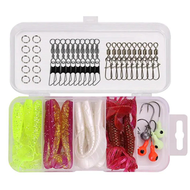 Wholesale 60 pieces children use Telescopic Fishing Rod Combo and Fishing Reel lure accessories Full Kit combo