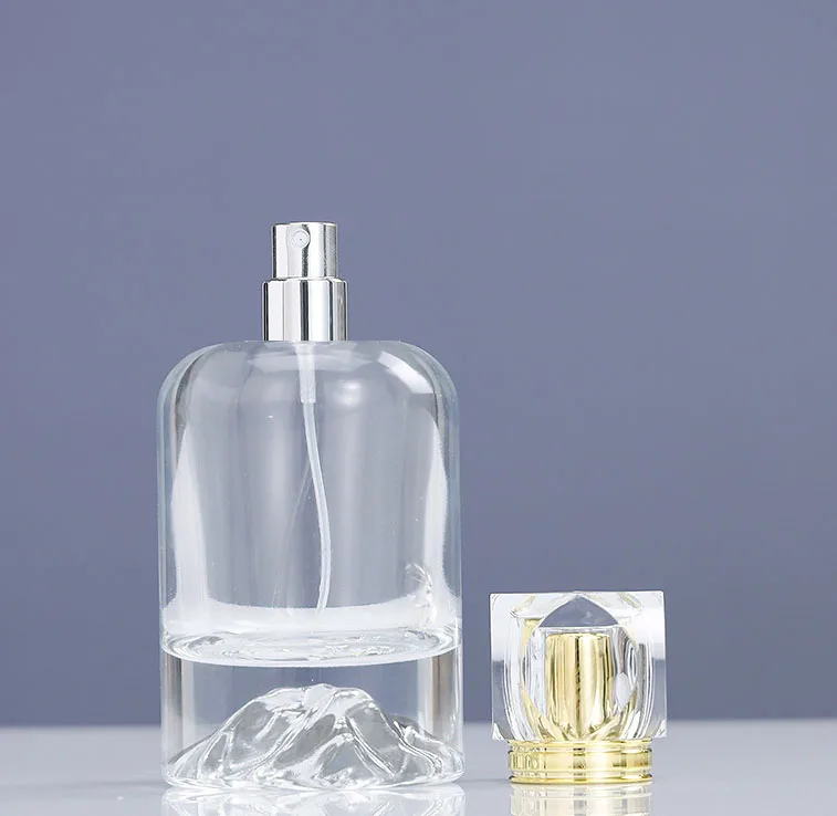 30ml 50ml 100ml Cosmetics Perfume Bottle High-Grade Empty Glass Bottle with Crimp Cap