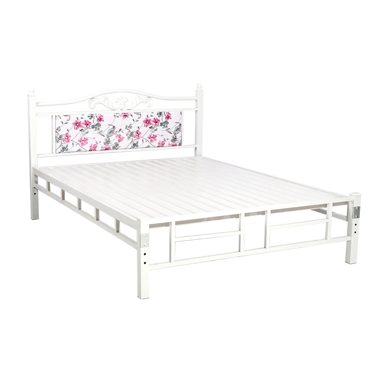 Modern School Cheap Wrought Iron Metal Beds Student Adult Double Deck Frame Bunk Bed