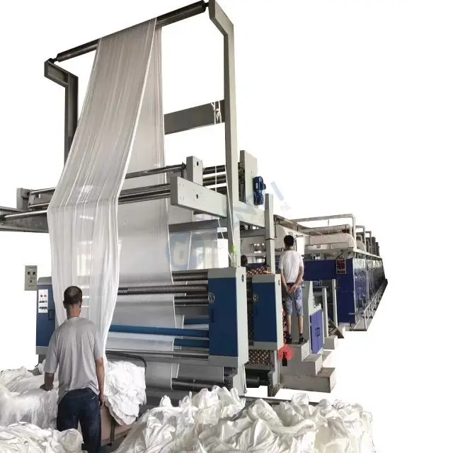 Chinese Manufacturer Use oil heating System 8 Drying Rooms Textile Setting Finishing Stenter Machine