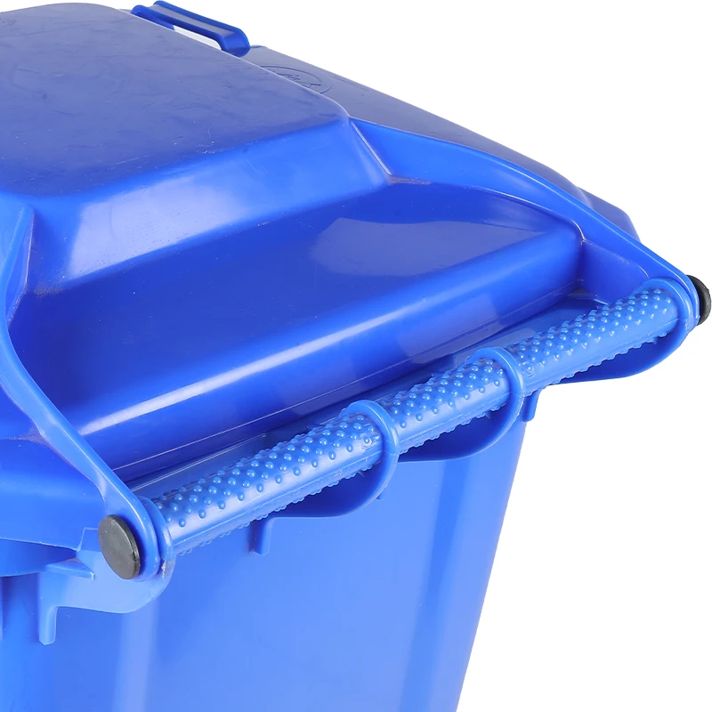 240 Liter Outdoor Trash Bin Wheelie Pedal Trash Can Industrial Garbage Bin