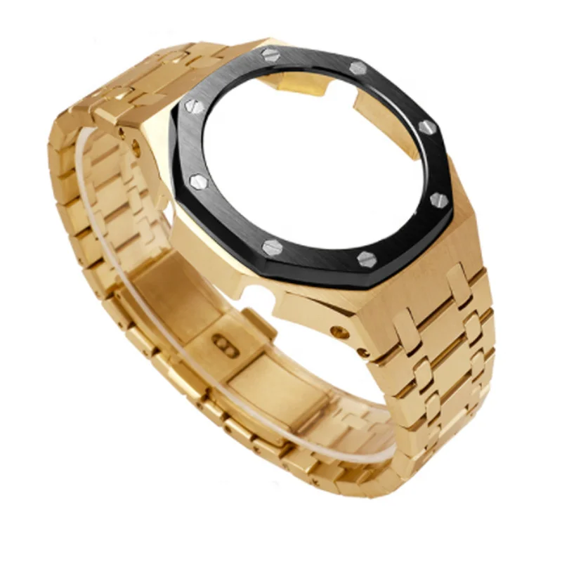 Luxury Stainless Steel Watch Band Gen3 Fashion Watch Metal Case Modification Accessories For GShock Strap GA2100