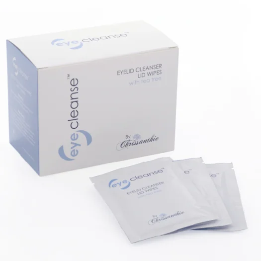 No Rinse Eyelid Cleansing Pre-Moistened Wipes For Dry Red Eyes With Gentle Rinse-Free Formula Box Individually Wrapped Wipes